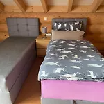 Naturstammhaus Mit Sauna, Coffee And Tea For Free * Olbronn-Durrn