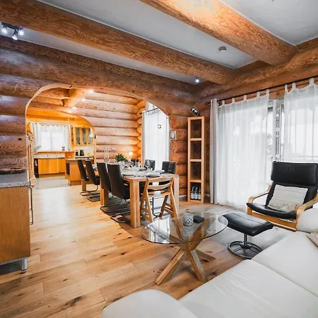 Naturstammhaus Mit Sauna, Coffee And Tea For Free Olbronn-Durrn