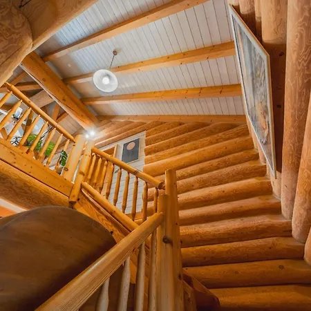 Naturstammhaus Mit Sauna, Coffee And Tea For Free Prázdninový dům