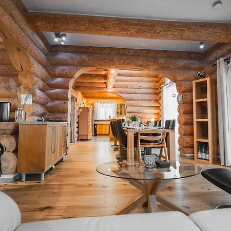 Naturstammhaus Mit Sauna, Coffee And Tea For Free * Olbronn-Durrn