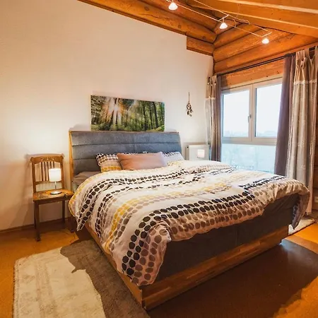 Naturstammhaus Mit Sauna, Coffee And Tea For Free Prázdninový dům *