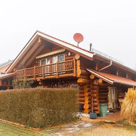 Holiday home Naturstammhaus Mit Sauna, Coffee And Tea For Free *
