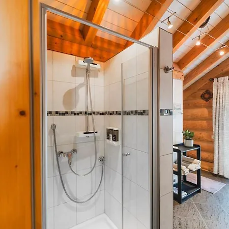 Naturstammhaus Mit Sauna, Coffee And Tea For Free Prázdninový dům *